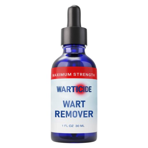 Warticide Fast-Acting Wart Remover - Plantar and Genital Wart Removal, Attacks Warts On Contact, Easy Application (1 Fluid Ounce) 1 Fl Oz (Pack of 1)