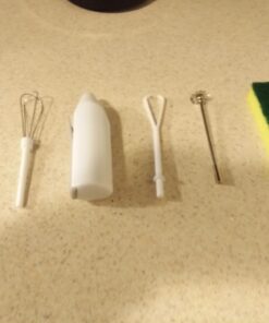 Norpro Cordless Mini Mixer, 5 Piece Set, One Size, White 40 616 AiZnQSL