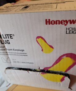 Howard Leight by Honeywell Laser Lite High Visibility Disposable Foam Earplugs, Pink/Yellow , 200-Pairs (LL-1) - 3301105 200 Pair 39 6160htG9YYL