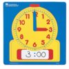 Learning Resources Write & Wipe Demonstration Clock - 1 Piece, Ages 6+ Paper Clocks for Teaching, First Grade Learning Games, Teaching Time Essentials, Homeschool Supplies, Classroom Supplies 24 6164ZzrZ89L