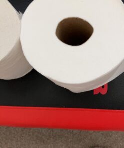 Amazon Brand - Presto! 2-Ply Toilet Paper, Ultra-Soft, Unscented, 24 Rolls (4 Packs of 6), Equivalent to 120 regular rolls 6 Rolls (Pack of 4) 44 6165lcEbmL