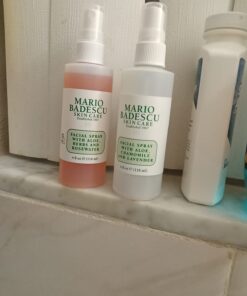 Mario Badescu Facial Spray with Aloe, Herbs and Rose Water for All Skin Types, Face Mist that Hydrates, Rejuvenates & Clarifies 8 Fl Oz (Pack of 1) 37 6165psLnTkL