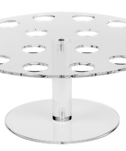 Alternative view of Jusalpha Clear Acrylic Ice Cream Cone/Sushi Hand Roll Stand Holder 1