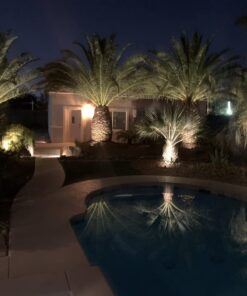 ZUCKEO Low Voltage Landscape Lights LED Landscape Lighting, 5W 12V Garden Pathway Lights Waterproof Warm White Walls Trees Flags Outdoor Landscape Spotlights with Stakes (8 Pack) 68 6166caIJ7kL