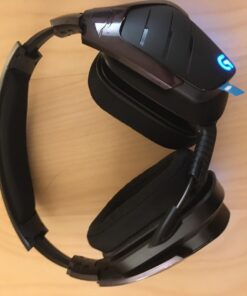 Logitech G933 Artemis Spectrum – Wireless RGB 7.1 Dolby and DTS Headphone Surround Sound Gaming Headset – PC, PS4, Xbox One, Switch, and Mobile Compatible – Advanced Audio Drivers – Black 50 61679m9ANYL