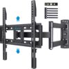 Pipishell Full Motion TV Wall Mount for Most 26-60 inch Flat & Curved TVs up to 77 lbs, Adjustable Bracket Height, Single Articulating Arm, Extension, Max VESA 400x400mm, PIMF9