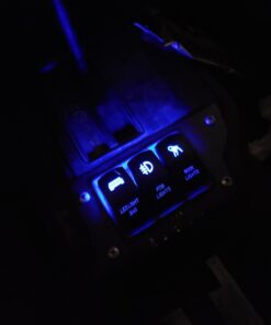 MicTuning LS081602JL, Backlit Fog Lights Rocker Switch Kit, On/Off LED Light, 20A 12V Toggle, Blue 22 616AEyAd4yL