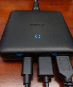 Anker USB C Charger, 543 (65W II), PIQ 3.0 & GaN 4-Port Slim Fast Wall Charger, with Dual USB C Ports (45W Max), for MacBook, Laptops, iPad Pro, iPhone and More 37 616BySAsE0L