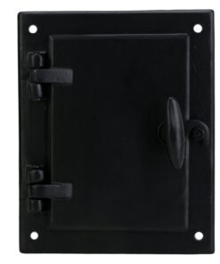 A29 Hardware Cast Iron Speakeasy Door Grill/Grille with Viewing Door, Black Powder Coat Finish, Medium Size Medium-Black 38 616DOjUHkrL