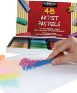 Sargent Art 22-4148 Colored Square Chalk Pastels, 48 Count 8 616GGVf8KwL