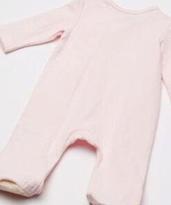 Little Me baby-girls Side Snap Footie Preemie Light Pink Pattern 9 616GSHUTjrS