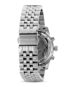 Michael Kors Women's MK5555 - Vintage Classic Lexington Chronograph Silver Watch 9 616HSMMC pL