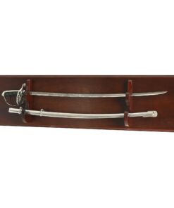 Sword/Saber Display Plaque Rack Holder Wall Rack, Alternative to Display Case Mahogany 26 616HpW65nkL