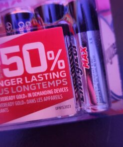 Energizer AA Batteries, Max Double A Battery Alkaline, 4 Count 4 Count (Pack of 1) 39 616InRk3nZL 1