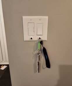 KeySmart KeyCatch - A Modern Magnetic Key Rack - Easy Installation Key Holder - Screws Into Lightswitch Panel - Strong Magnet (6-Pack) 39 616JOnjSjCL