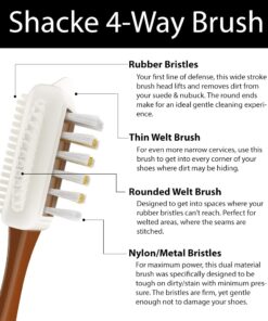 Shacke Suede & Nubuck 4-Way Leather Brush Cleaner Original Suede Brush 31 616LLQPcIL