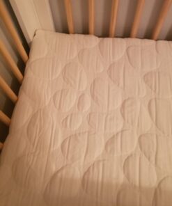 Babyletto Lolly 3-in-1 Convertible Crib with Toddler Bed Conversion Kit in White and Natural, Greenguard Gold Certified White/Natural 39 616LeqjFTNL