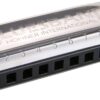 HOHNER Blues Band Harmonica, Key of C, Chrome (1501BX) 20 616M6gVfknL