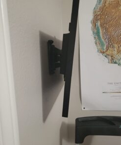 WALI TV Wall Mount Articulating LCD Monitor Full Motion 15 inch Extension Arm Tilt Swivel for Most 13 to 32 inch LED TV Flat Panel Screen with Mounting Holes up to 100x100mm (1330LM), Black 53 616MbPjdoqL