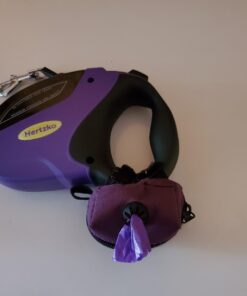 Hertzko Heavy Duty Retractable Dog Leash - Purple and Black, 16 Foot, Supports up to 110lbs - Ideal Retractable Dog Leashes for Small, Medium & Large Dogs, Heavy Duty Purple Dog Leash with Thick Rope for up to 110 LBS 31 616NXvDsdzL