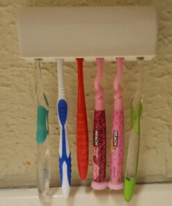 Eslite Toothbrush Holder with Cover (Ivory White) 45 616OYwvEB6L