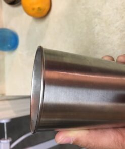 Stainless Steel Cups 10 oz Tumbler (4 Pack) - Premium Metal Drinking Glasses | Stackable Durable Cup (10 oz) 10 oz - Steel 48 616OqQ3AQoL