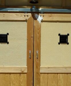 A29 Hardware 8 1/2 x 8 1/2 Inch Cast Iron Speakeasy Door Grill/Grille with Viewing Door, Black Powder Coat Finish, Large Size Large_Black 27 616PtBLSJEL