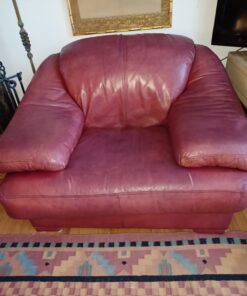 Furniture Clinic Leather Complete Restoration Kit | Includes Leather Recoloring Balm, Leather Cleaner, Protection Cream, Sponge & Cloth | Restores & Repairs (Bordeaux) Complete Kit Bordeaux 19 616RH1D veL