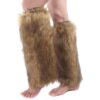 Faux Fur Leg Warmer,Warm Fuzzy Leg Warmer Boot Cuff Cover for Party Costumes A 7 616TdNTpXUL