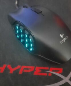 Logitech G600 MMO Gaming Mouse, RGB Backlit, 20 Programmable Buttons, Black 59 616Zr1 9FlL