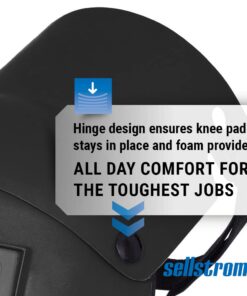 Sellstrom Ultra Flex III KneePro Knee Pads for Construction, Gardening, Flooring - Pro Protection & Comfort for Men & Women (Multiple Colors),Black Black Knee Pad 28 616c sxKZ2L 1