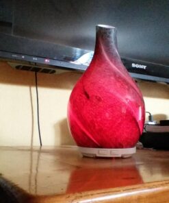 Truky Aromatherapy Essential Oil Diffuser,Ultrasonic Aroma Diffuser with 7 Colorful LED Lights and Waterless Auto Shut-Off 120ml Cool Mist Humidifier Handmade Glass for Home,Office,Bedroom-Multicolor Multi Color 22 616ekVWxI9L