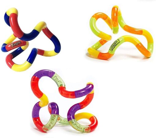 Tangle Set of 3 Jr. Original Fidget Toy As Shown