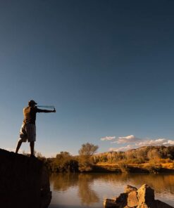 NOBONDO Strong Folding Slingshot - Powerful Adjustable Slingshot Rocket with Wrist Brace Hunting Survival Catapult with 2 Rubber Bands and 100 Ammo Balls Camouflage Green 17 616gqkH9exL