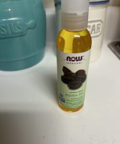 NOW Solutions, Organic Jojoba Oil, Moisturizing Multi-Purpose Oil for Face, Hair and Body, 4-Ounce 4 Fl Oz (Pack of 1) 45 616h4pEEYRL