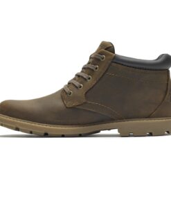 Rockport Men's Rugged Bucks Waterproof Boot 6.5 Wide Boston Tan 9 616hNFq0ML