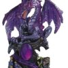 Le Elegant 7871351 Purple Dragon Standing with Sword On Rock Collectible Figurine Statue 40 616hbx2dVOL