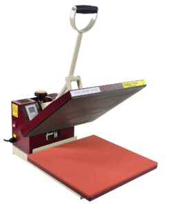 Fancierstudio Heat press Industrial-Quality Digital 15-by-15-Inch Sublimation T-Shirt Heat Press, Red White FS15X15 RW 7 616i8d0UghL