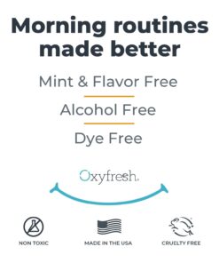 Oxyfresh Gentle Formula Unflavored Mouthwash – Perfect for Ultra Sensitive Gums & Teeth – No Mint, Zero Alcohol, Flavor Free – Fresh Breath. 16 oz. 17 616jNdE 0ZL