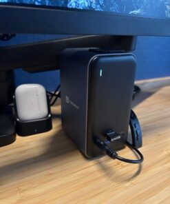 USB C Docking Station Dual Monitor for MacBook Pro/Air, 13-in-2 Triple Display Laptop USB-C Hub, Type C Dock with 2 4K HDMI, VGA, PD3.0, 7 USB, RJ45, 3.5mm Audio 52 616jYX5SyyL