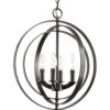 Progress Lighting P3827-20 Equinox Hall & Foyer, 16-Inch Diameter x 18-3/8-Inch Height, Bronze 58 616jxBJNe1L 1