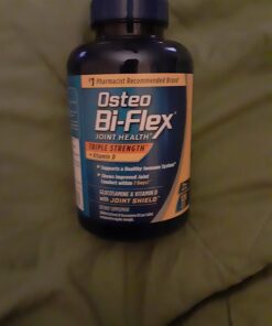 Osteo Bi-Flex Triple Strength with Vitamin D Glucosamine Chondroitin Joint Health Supplement, Coated Tablets, Red, 120 Count 120 Count (Pack of 1) 20 616kGLR8AZL