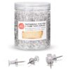 Yalis Push Pins 600 Count, Standard Clear Thumb Tacks Steel Point and Clear Plastic Head 17 616kPpR7LL