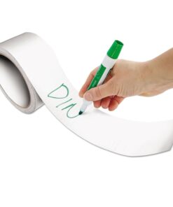 Scotch Dry Erase Tape, 1.88" x 5 Yards, 1 Roll, White (1905R-DE-WHT) 1 pack 17 616lagZuPaL