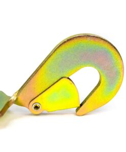 VULCAN Axle Tie Down Combo Strap Kit - 2 Inch - Classic Yellow - 3,300 Pound Safe Working Load Snap Hook, Classic Yellow (2 Pack) 9 616mWqpdx6L