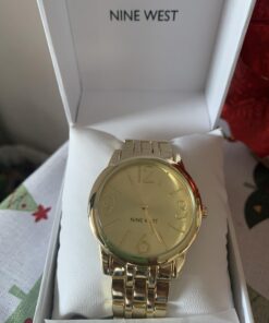 Nine West Women's Bracelet Watch Gold 26 616nJqeQrVL