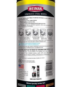 Weiman Products Stainless Steel Wipes 30 Count (Pack of 1) 30 Count (Pack of 1) 29 616oChUj6vL
