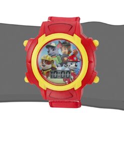 Accutime Kids Paw Patrol Digital LCD Quartz Wrist Watch, Cool Inexpensive Gift & Party Favor for Toddlers, Boys, Girls, Adults All Ages Red, Yellow Bezel 5 616oZpDzlL
