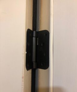 Alternative view of Hager 1752410R 4" x 4" 5/8" Radius Corner Steel Full Mortise Residential Spring Hinge Matte Antique Bronze Finish