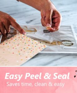 Pack It Chic - 5” X 7” (1000 Pack) Clear Resealable Cello Bags - Fits 5X7 Prints, Photos, A2 A4 A6 Cards & Envelopes - Self Seal 5" X 7" 27 616qocb5pZL 1